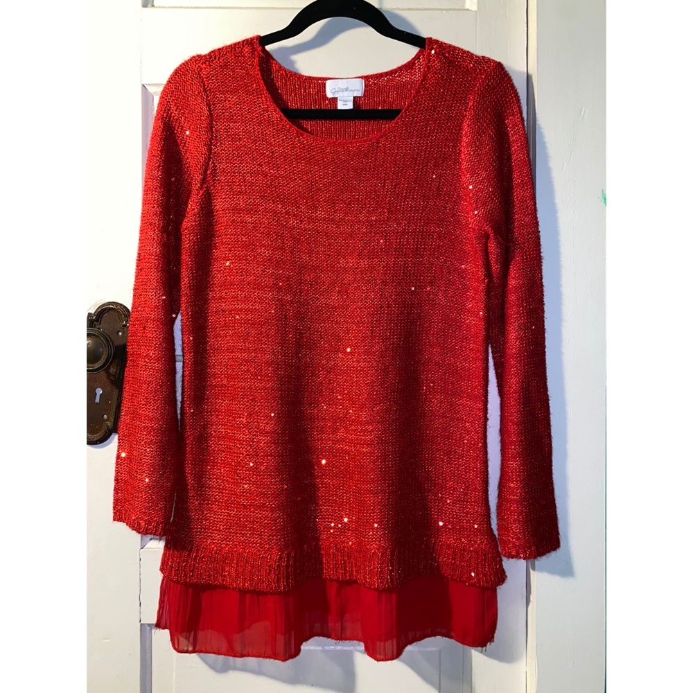 Jaclyn Smith Sequin Shirt!